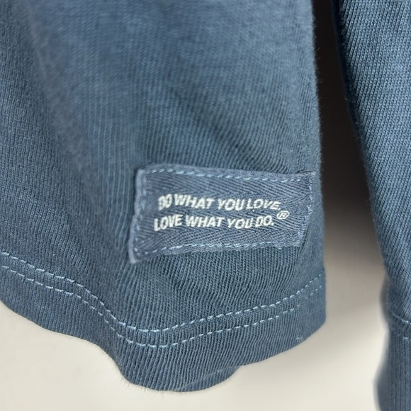 Life is Good Crusher Rainbow Cotton Casual Long Sleeve Tee XL Bluish Grey - Picture 8 of 11